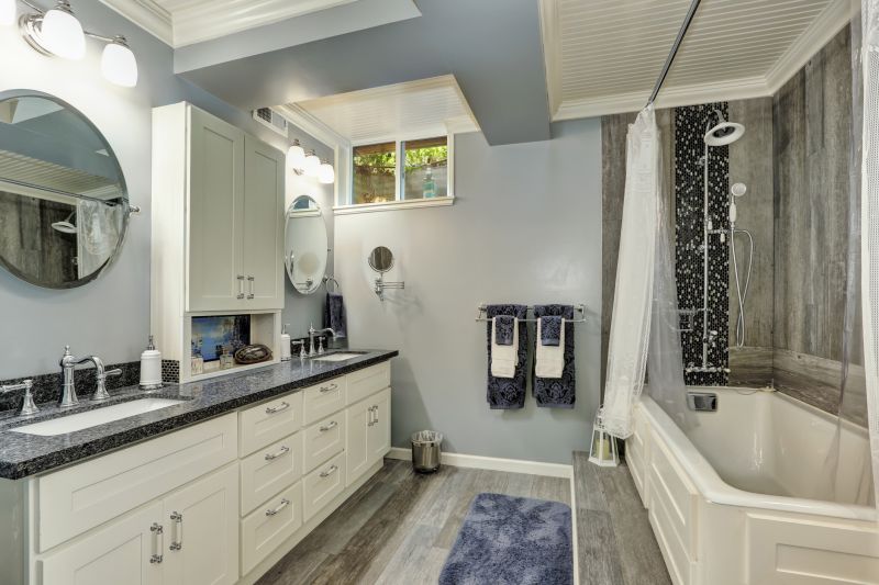 Master Bath with Double Vanities